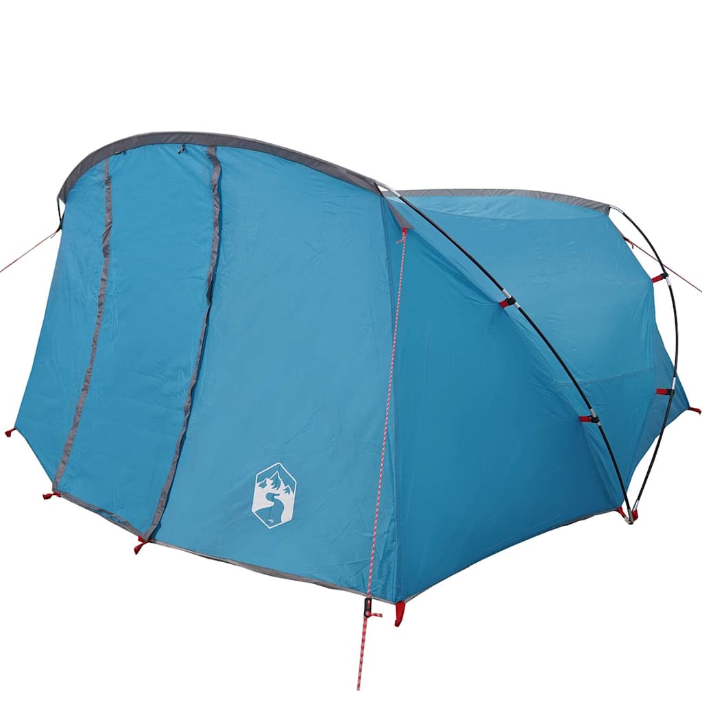 vidaXL Σκηνή τούνελ με στέγη Μπλε και Γκρι 318 x 275 x 140 εκ.