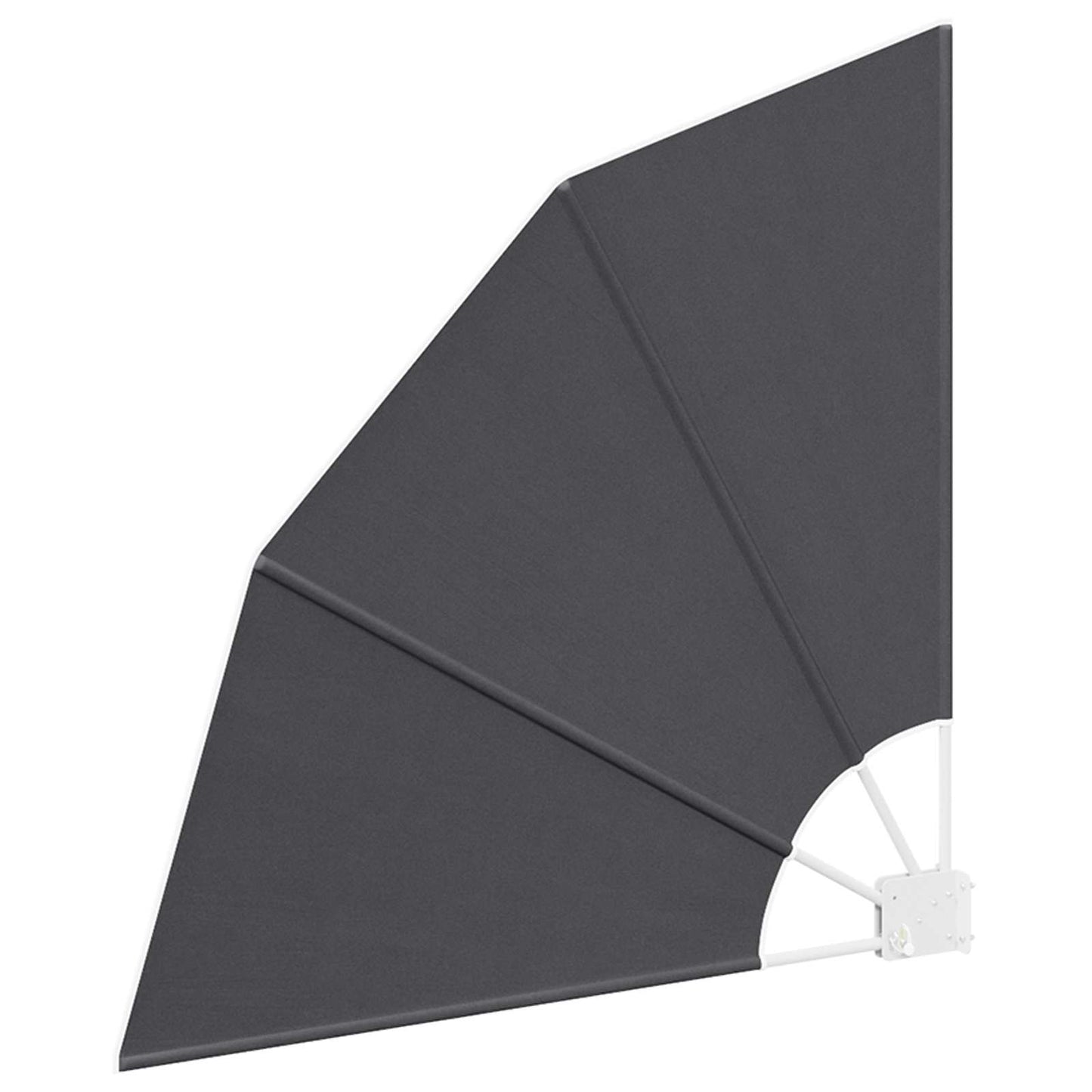 vidaXL Αδιάφανο σκίαστρο μπαλκονιού 115 x 115 cm
