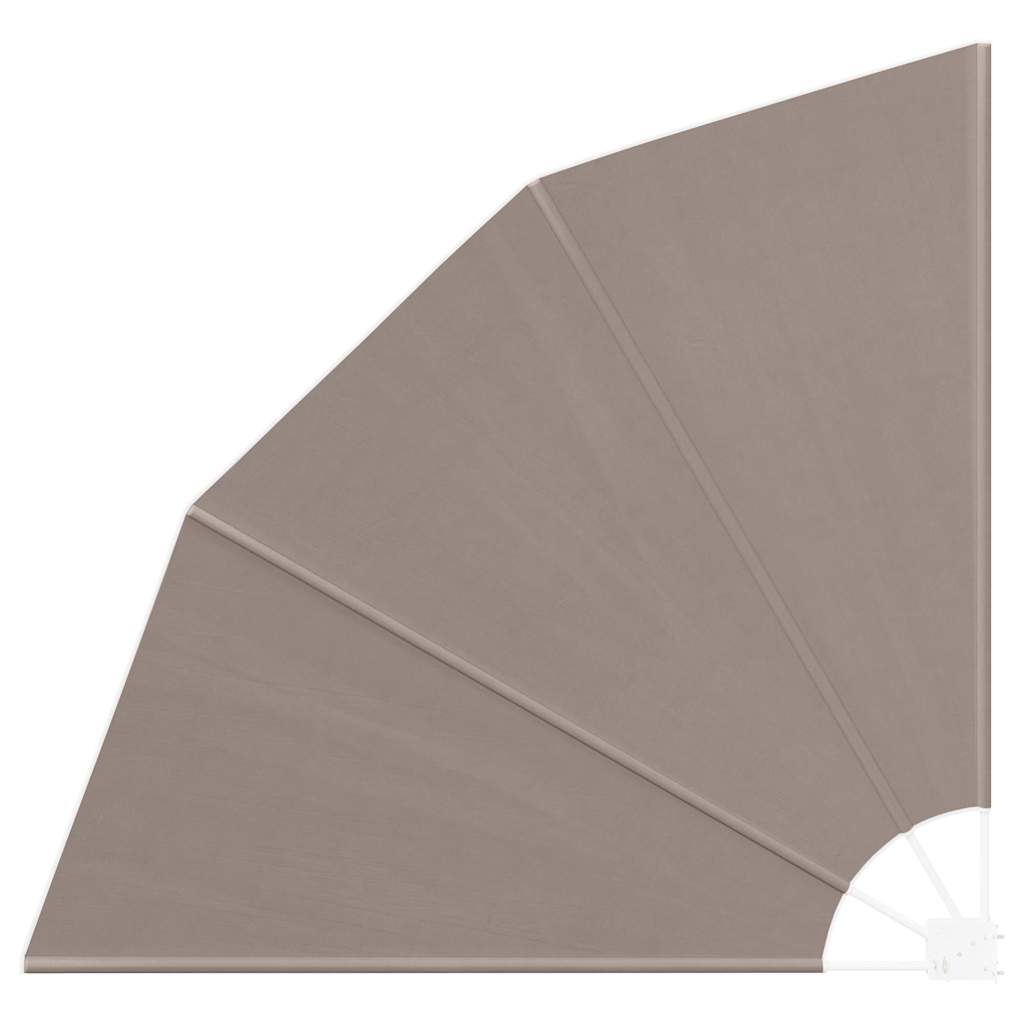 vidaXL Αδιάφανο σκίαστρο μπαλκονιού 160 x 160 cm