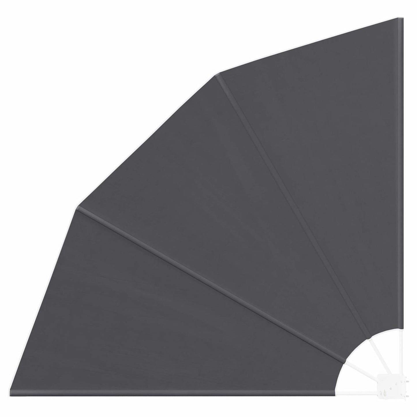 vidaXL Αδιάφανο σκίαστρο μπαλκονιού 140 x 140 cm