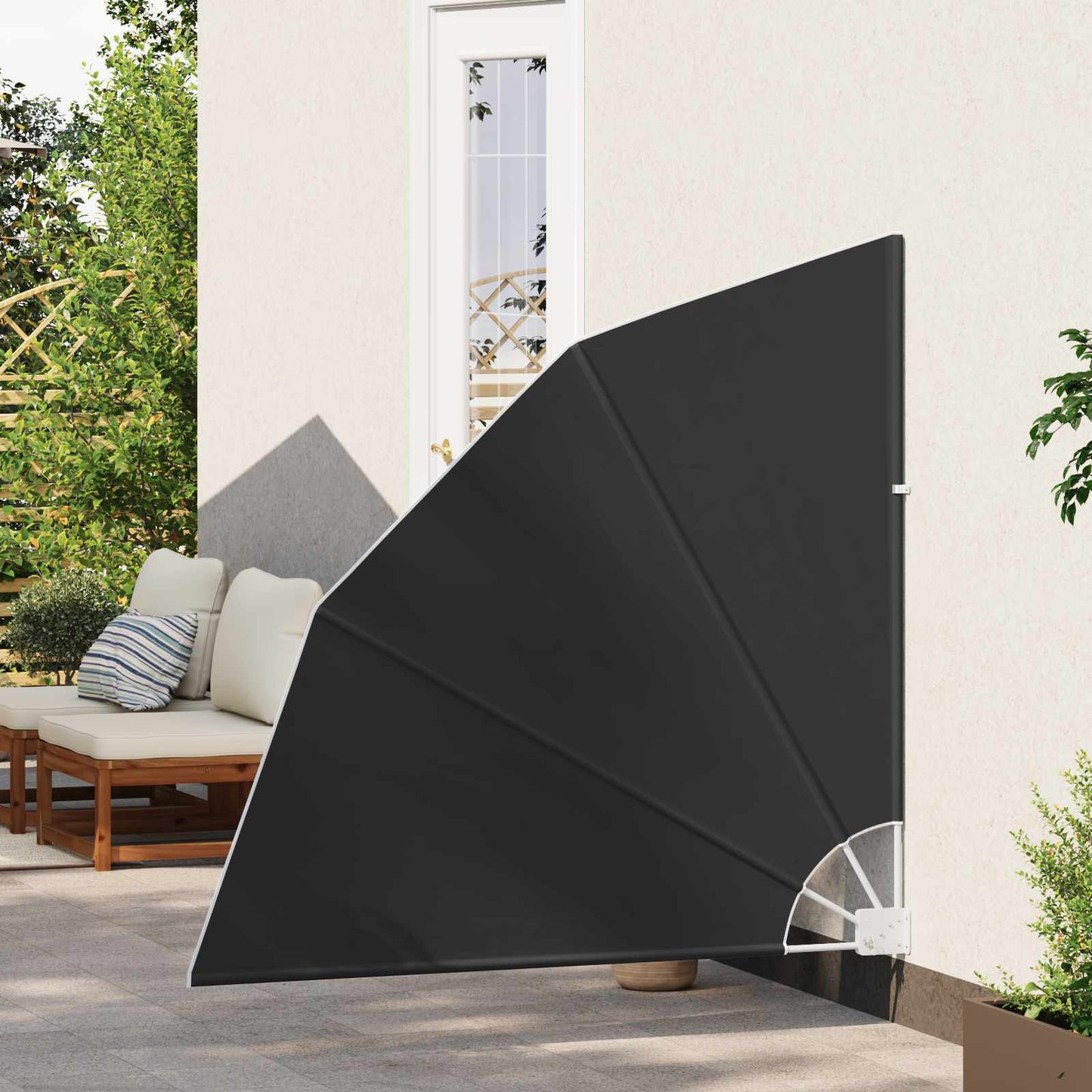 vidaXL Αδιάφανο σκίαστρο μπαλκονιού 140 x 140 cm