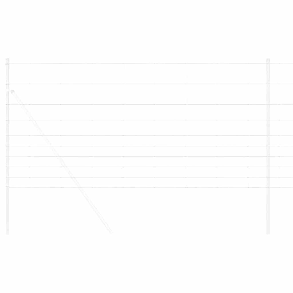 vidaXL Περίφραξη αγρού Ασημί 25 x 1,2 μ Γαλβανισμένος χάλυβας
