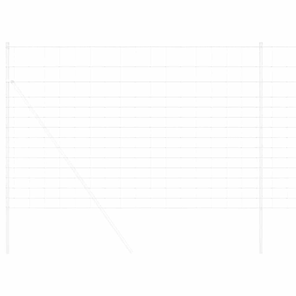 vidaXL Περίφραξη αγρού Ασημί 25 x 1,6 μ Γαλβανισμένος χάλυβας