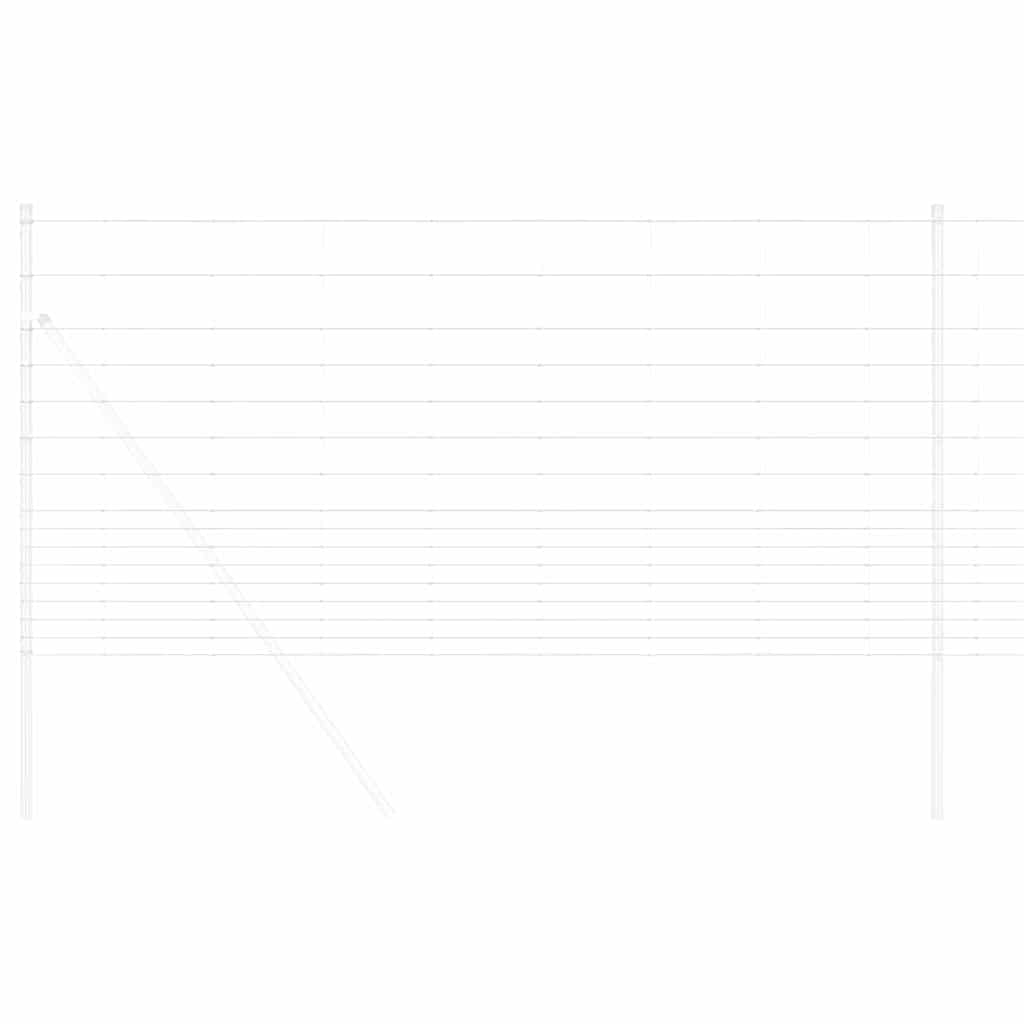 vidaXL Περίφραξη αγρού Ασημί 50 x 1,2 m Γαλβανισμένος χάλυβας
