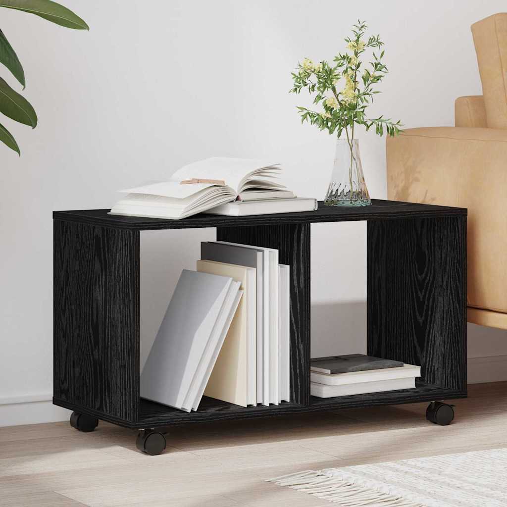 vidaXL End Table Μαύρη δρυς 72 x 33 x 42.5 εκ. Επεξεργασμένο ξύλο