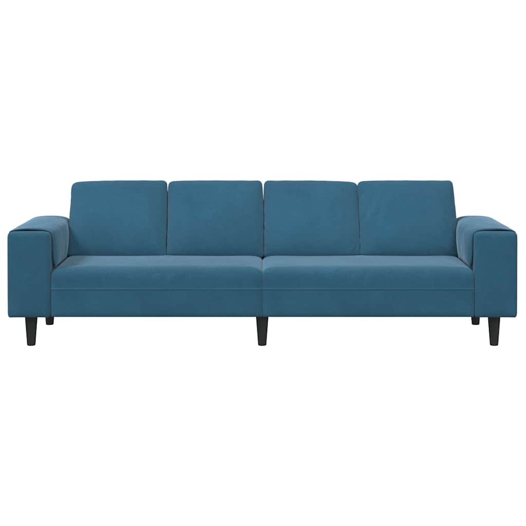 vidaXL Καναπές σαλονιού Μπλε 250 x 77 x 76 εκ.