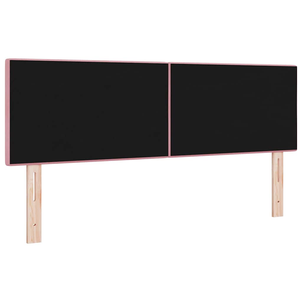 vidaXL Κεφαλάρι Ροζ 144 cm Βελούδο
