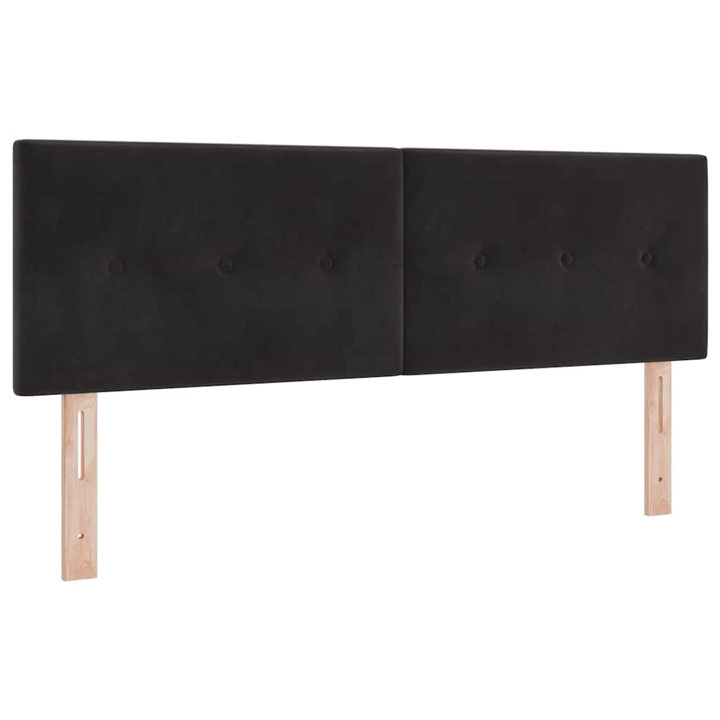 vidaXL Κεφαλάρι Μαύρο 160 cm Βελούδο