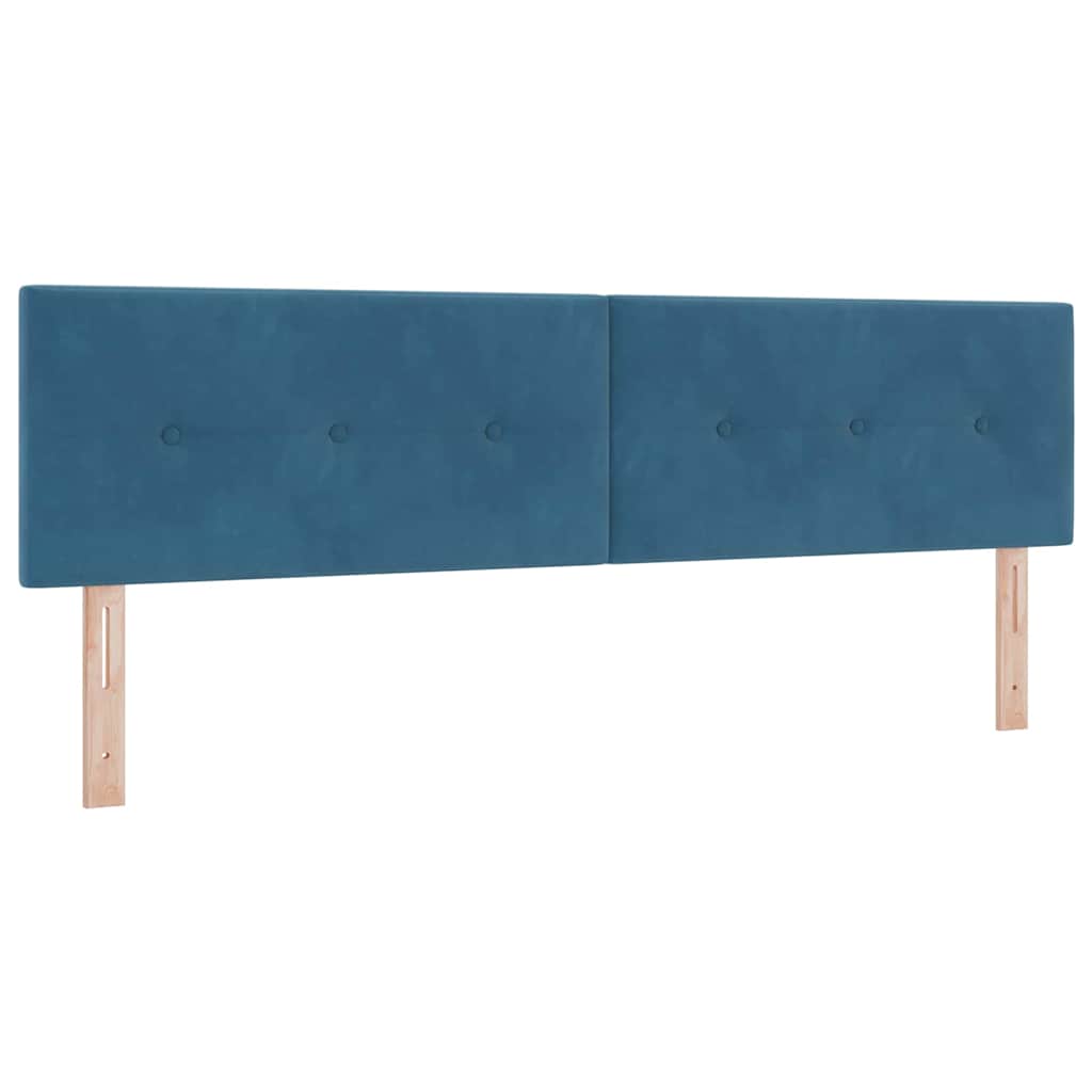 vidaXL Κεφαλάρι Σκούρο Μπλε 180 cm Βελούδο