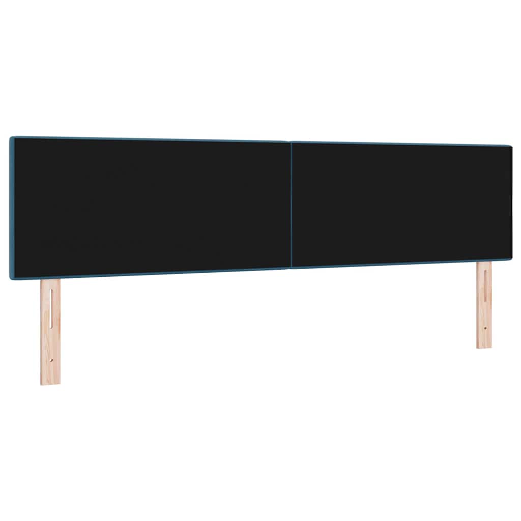 vidaXL Κεφαλάρι Σκούρο Μπλε 180 cm Βελούδο