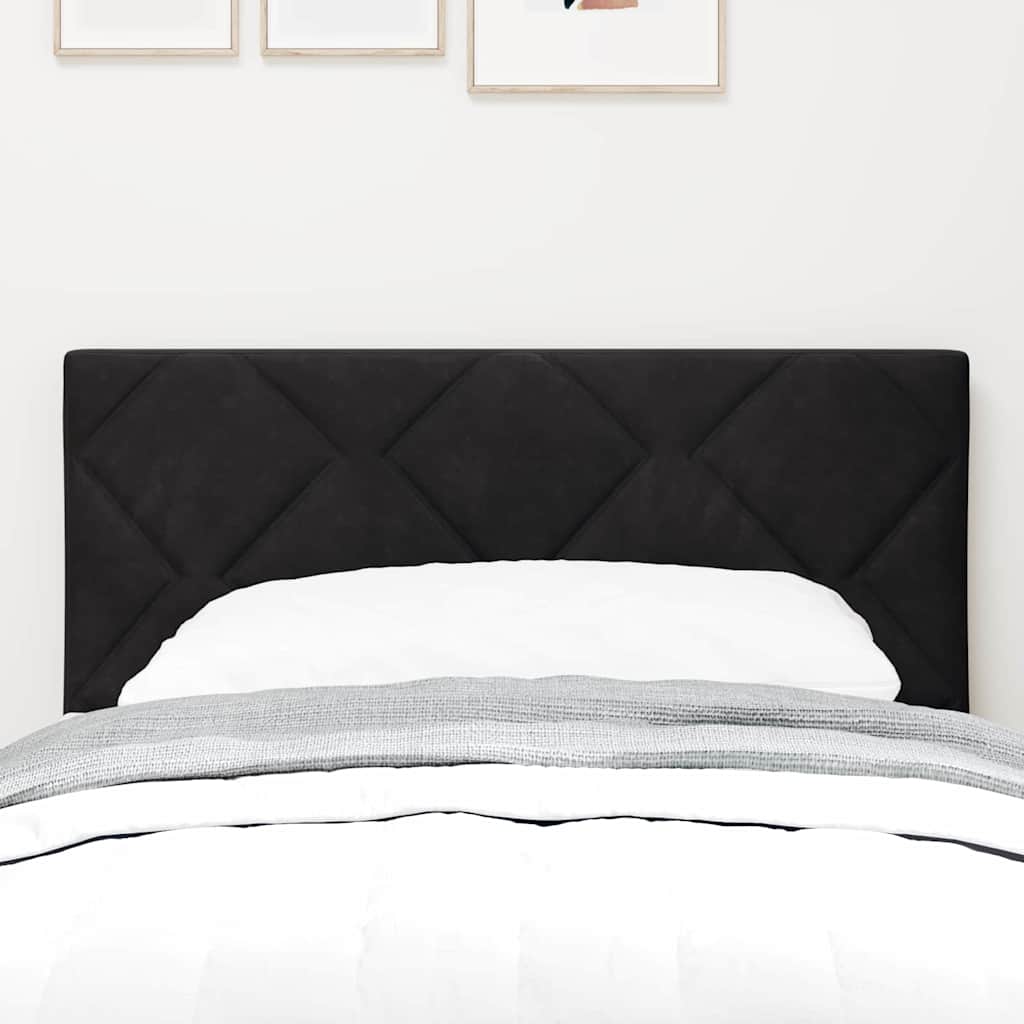 vidaXL Κεφαλάρι Μαύρο 80 cm Βελούδο
