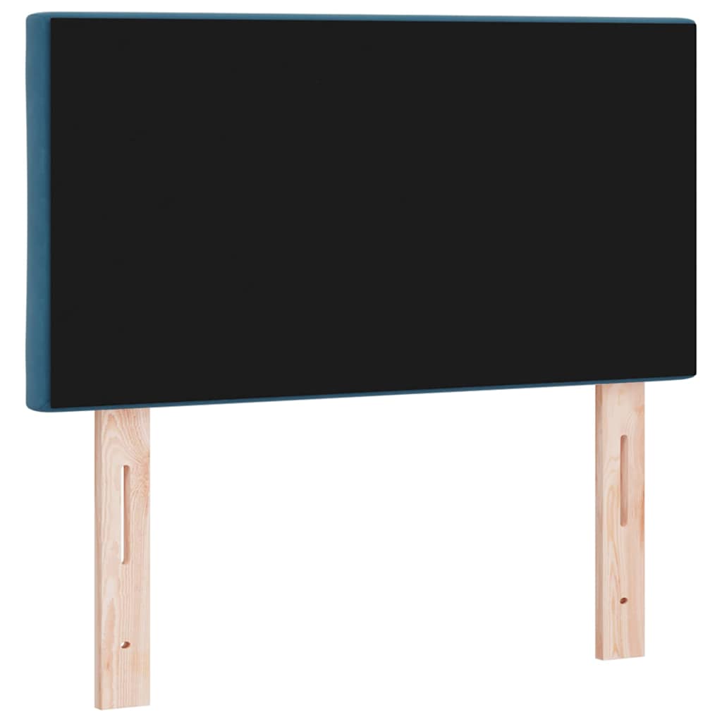 vidaXL Κεφαλάρι Σκούρο Μπλε 80 cm Βελούδο