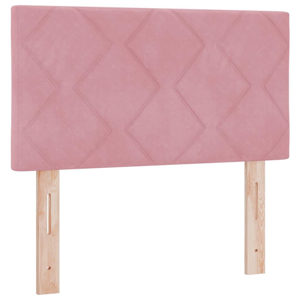 vidaXL Κεφαλάρι Ροζ 80 cm Βελούδο