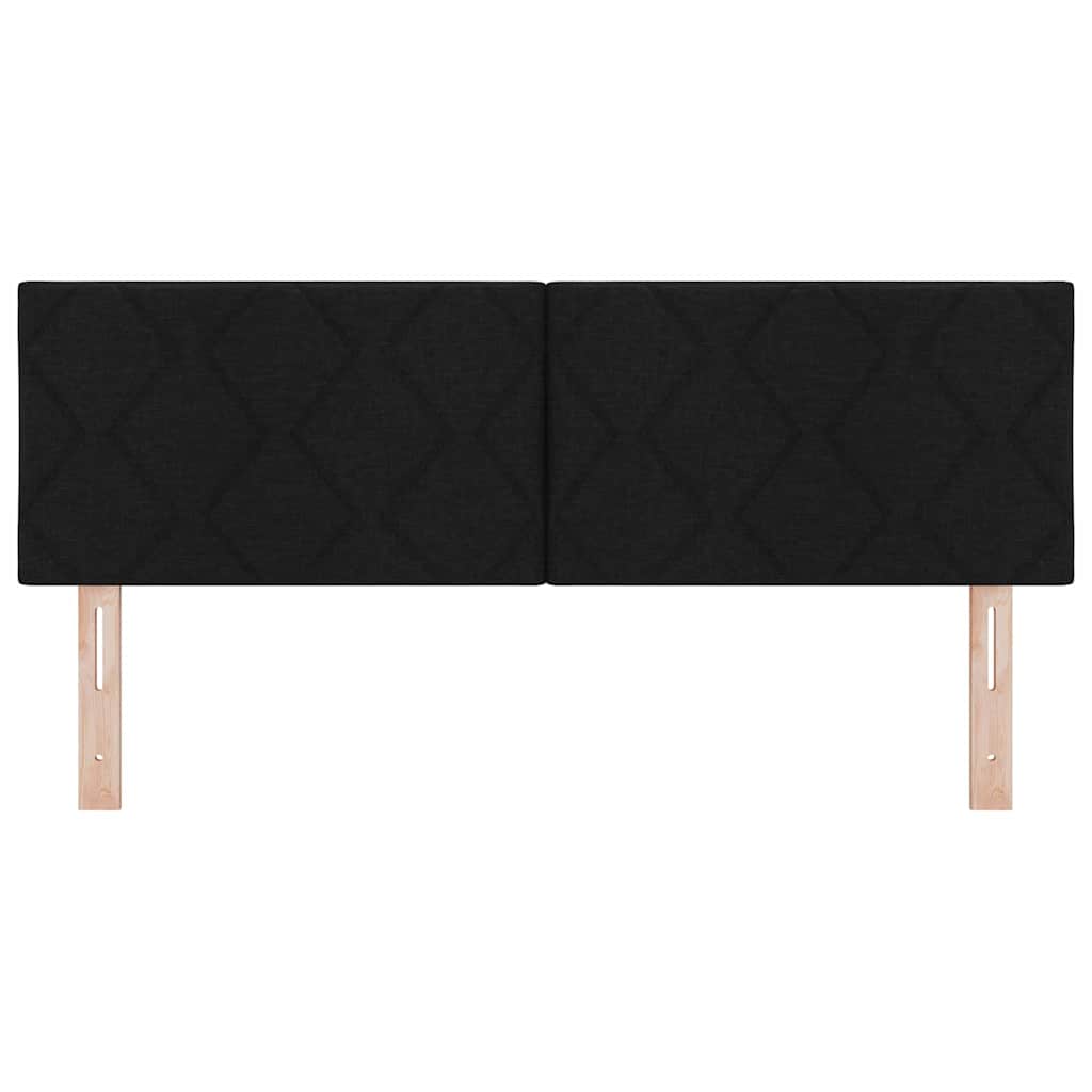 vidaXL Κεφαλάρι Μαύρο 144 cm ύφασμα