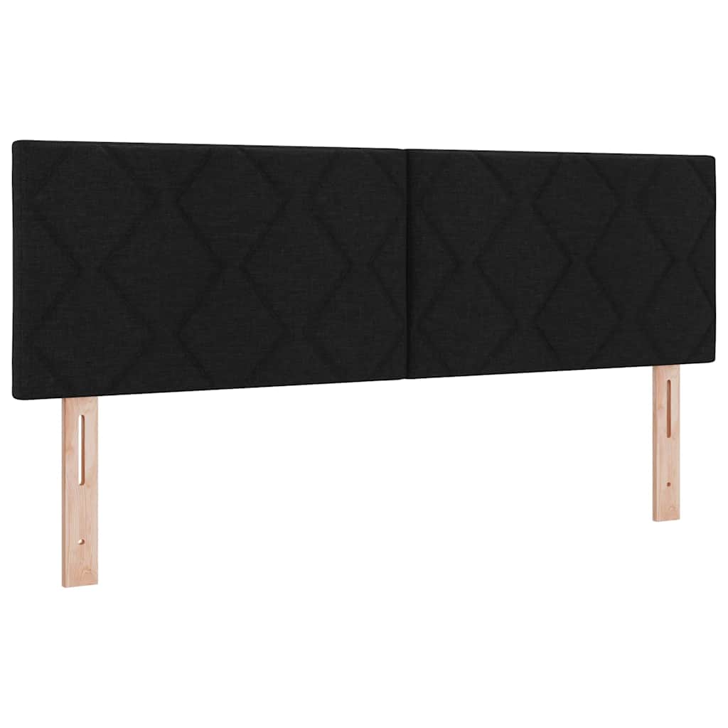 vidaXL Κεφαλάρι Μαύρο 160 cm ύφασμα