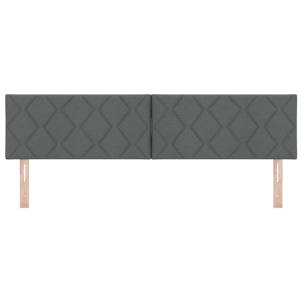 vidaXL Κεφαλάρι Σκούρο Γκρι 180 cm ύφασμα