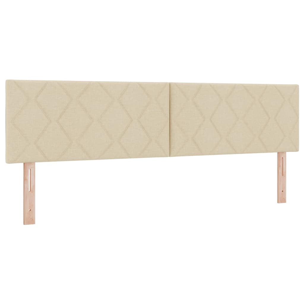 vidaXL Κεφαλάρι Κρεμ 180 cm ύφασμα