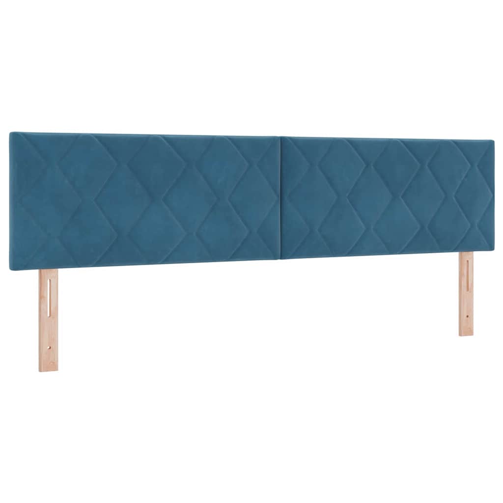 vidaXL Κεφαλάρι Σκούρο Μπλε 180 cm Βελούδο