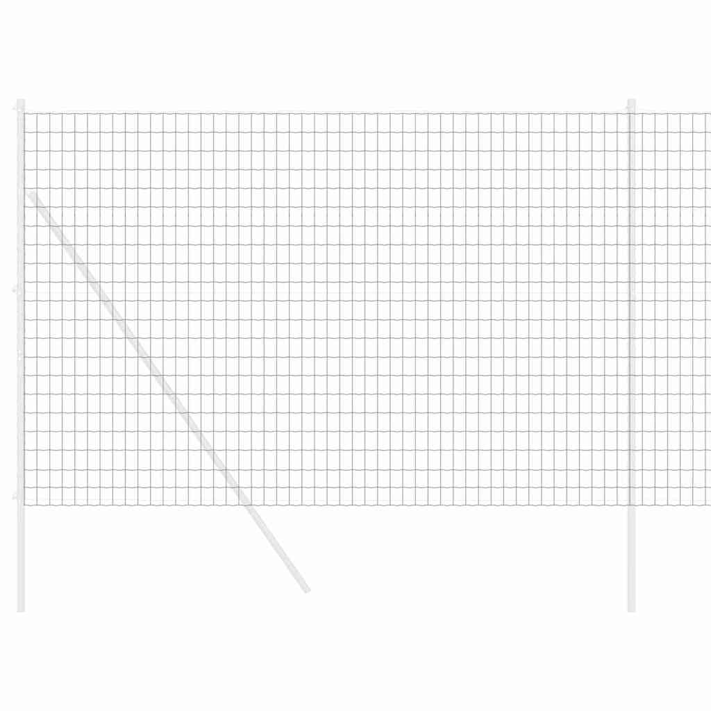 vidaXL Φράκτης Ευρωπαϊκού Τύπου Γκρι 1.5x10 μ Σίδερου