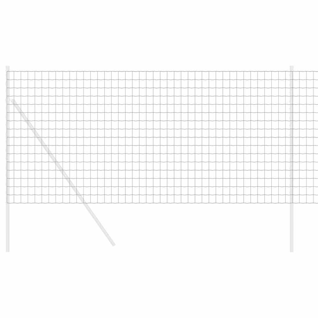 vidaXL Γκρι Ευρωπαϊκό Φράχτη 1.4 x 10 μ Ατσάλι