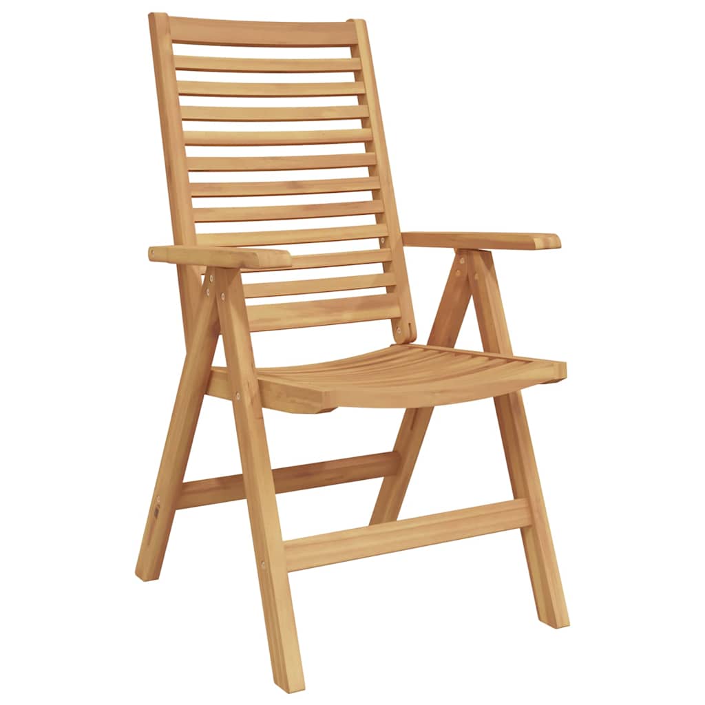 vidaXL Καρέκλα 2 pcs Καφέ 64.5 x 52 x 108 εκ. Στερεό Ξύλο Τίκ