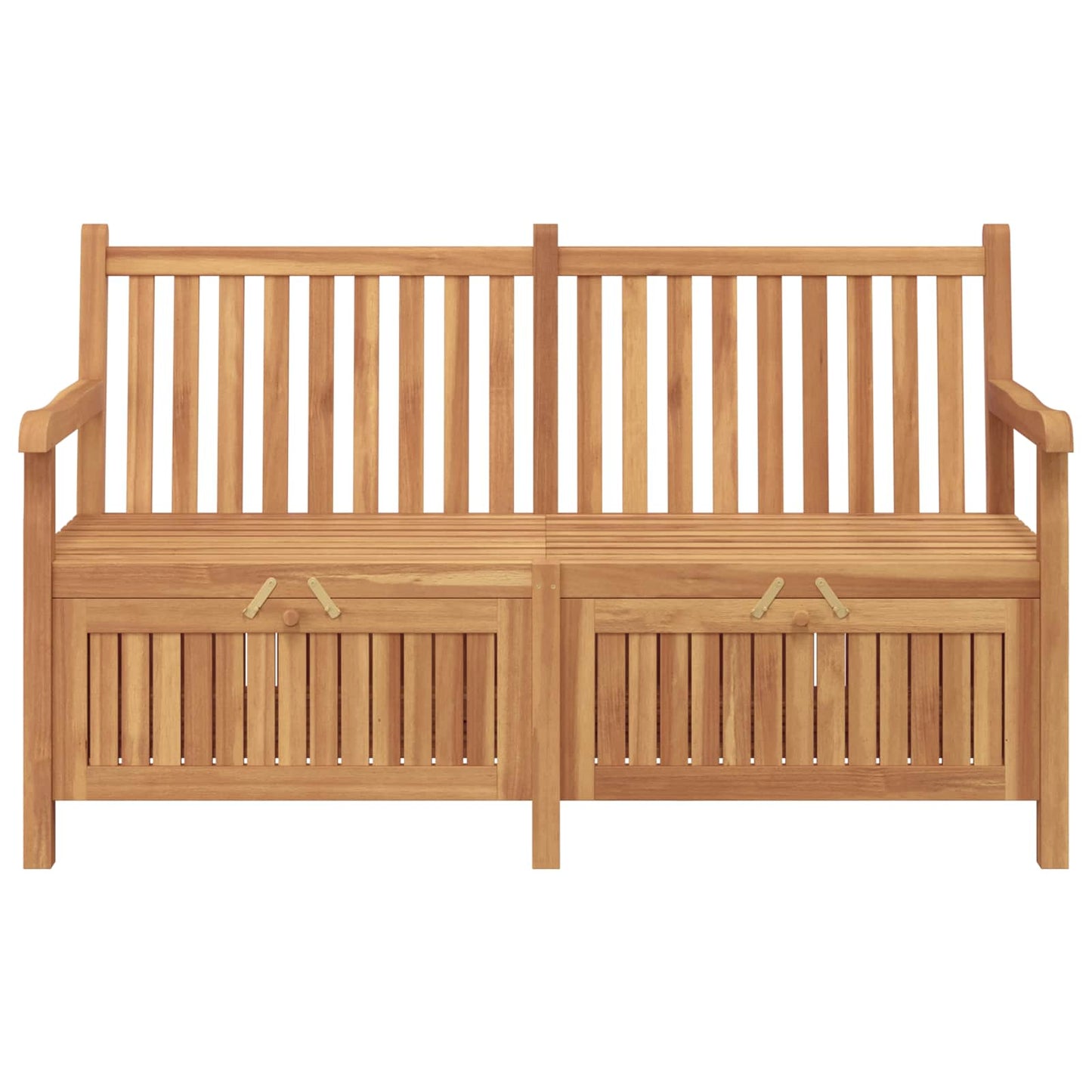 vidaXL Παγκάκι κήπου με αποθήκευση 150 x 60 x 90 εκ Στερεό Ξύλο Τίκ