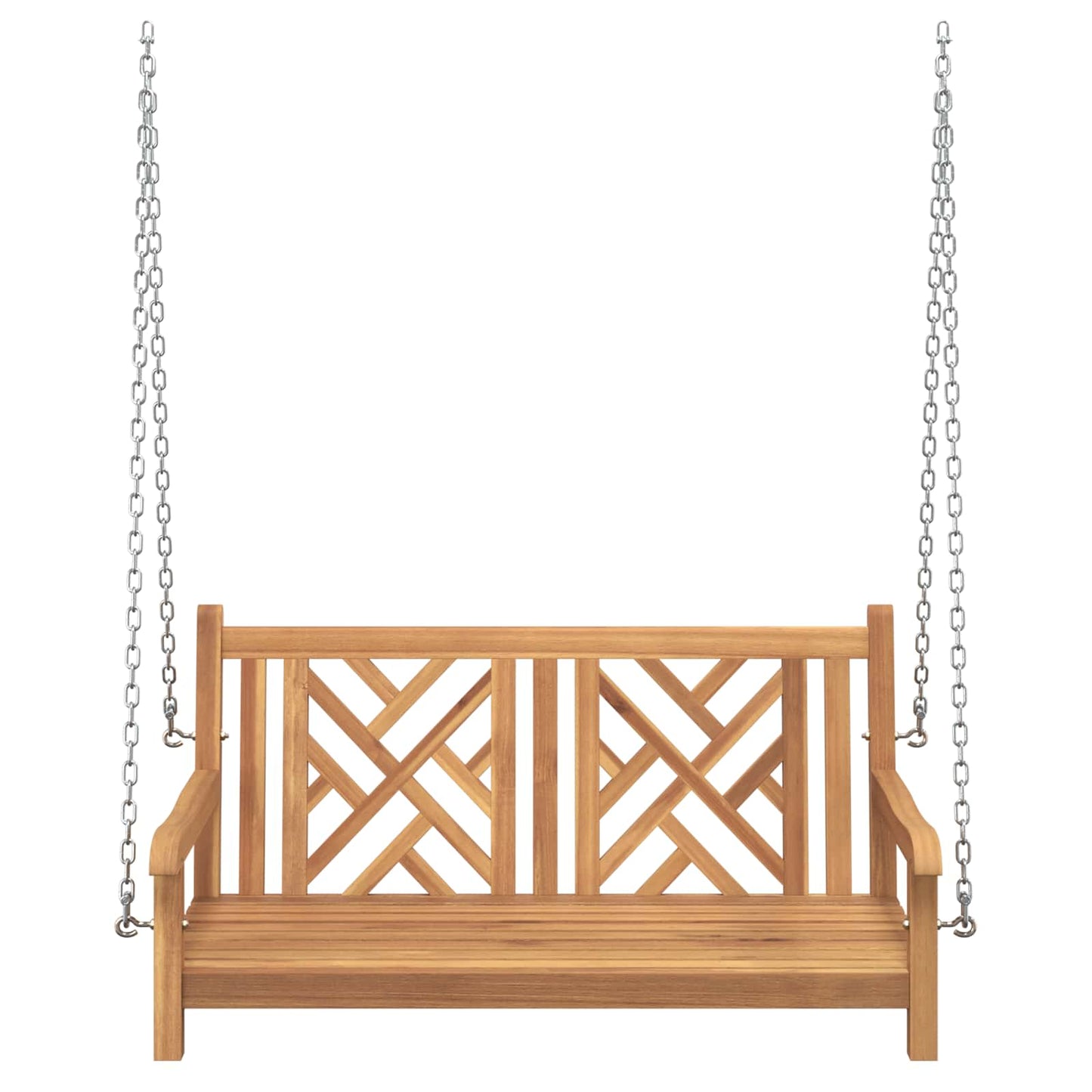 vidaXL Πάγκος Κούνια Άλλο Καφέ 114 x 60 x 64 cm Μασίφ ξύλο teak