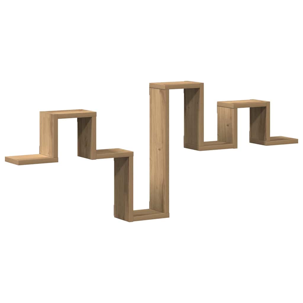 vidaXL Ράφι Τοίχου Επιτοίχιο Artisan Oak 104.5 x 43 x 10 εκ