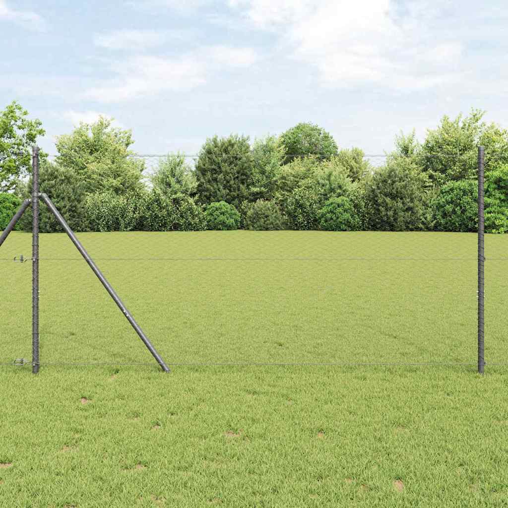 vidaXL Φράχτης Εξαγώνου 1,4 x 100 m PVC Γκρι