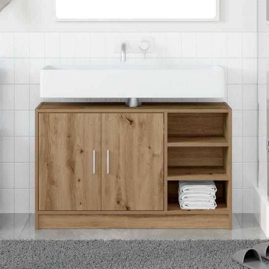 vidaXL Ντουλάπι Νιπτήρα Artisan Oak 90 x 29 x 55 εκ.