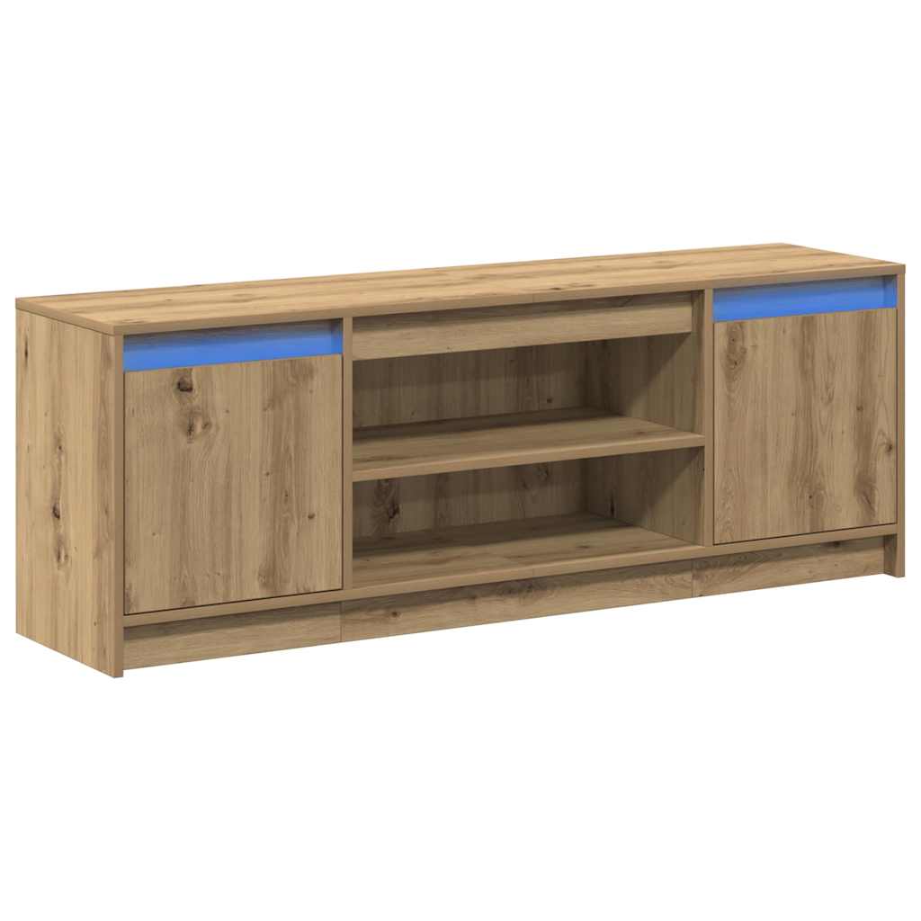 vidaXL Μονάδες TV Καφέ 139,5 x 34 x 50 εκ Επεξεργασμένο ξύλο