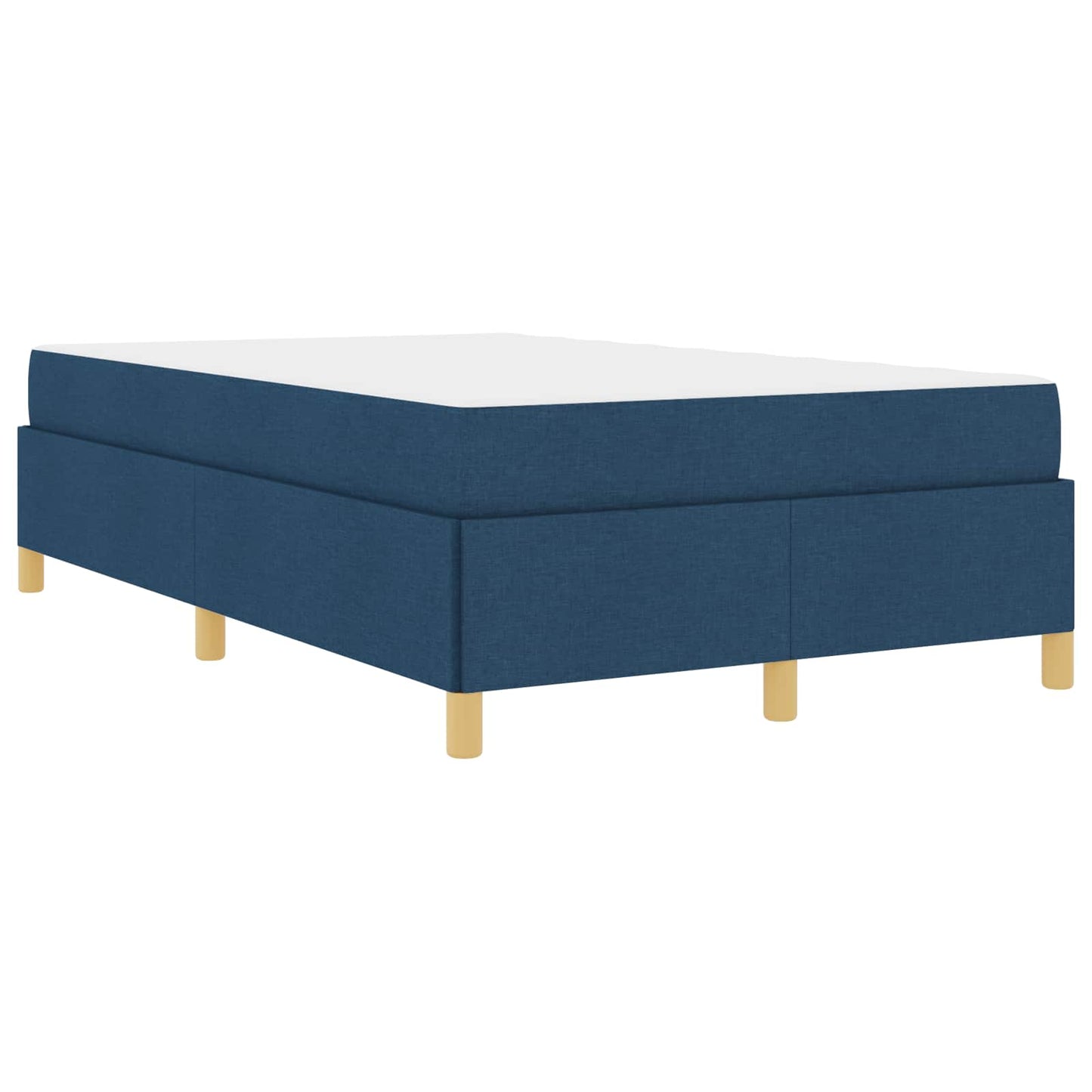 vidaXL Σκελετός Κρεβατιού Μπλε 120 x 200 cm ύφασμα