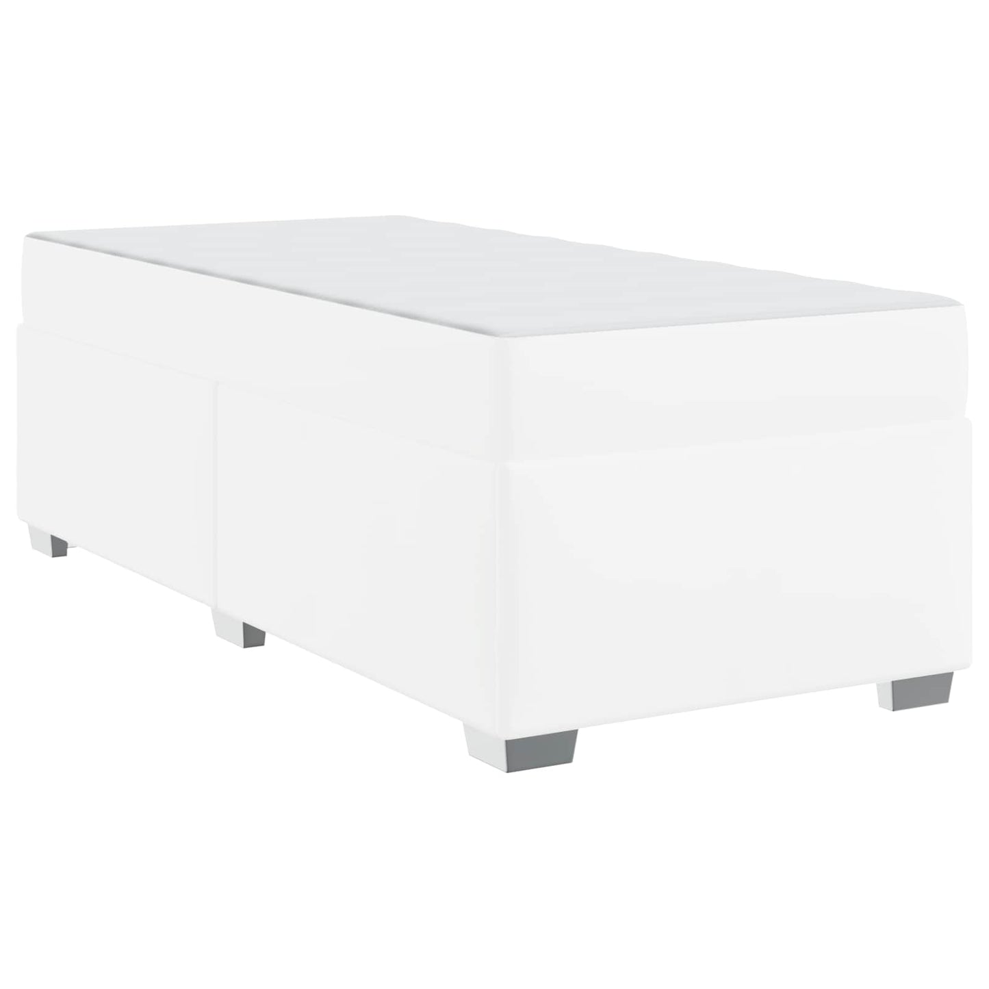 vidaXL Σκελετός Κρεβατιού Λευκό 100 x 200 cm PVC