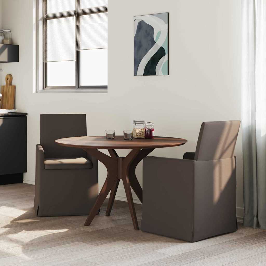 vidaXL Καρέκλες φαγητού 2 τμχ. Λινό Σκούρο γκρι 57 x 68 x 94 cm