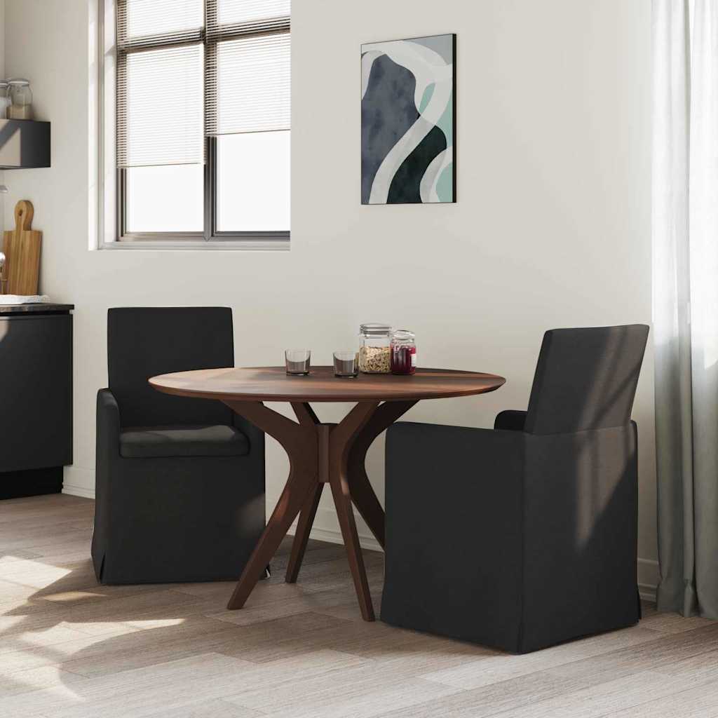 vidaXL Καρέκλες φαγητού 2 pcs Μαύρο 57 x 67 x 95 εκ ύφασμα