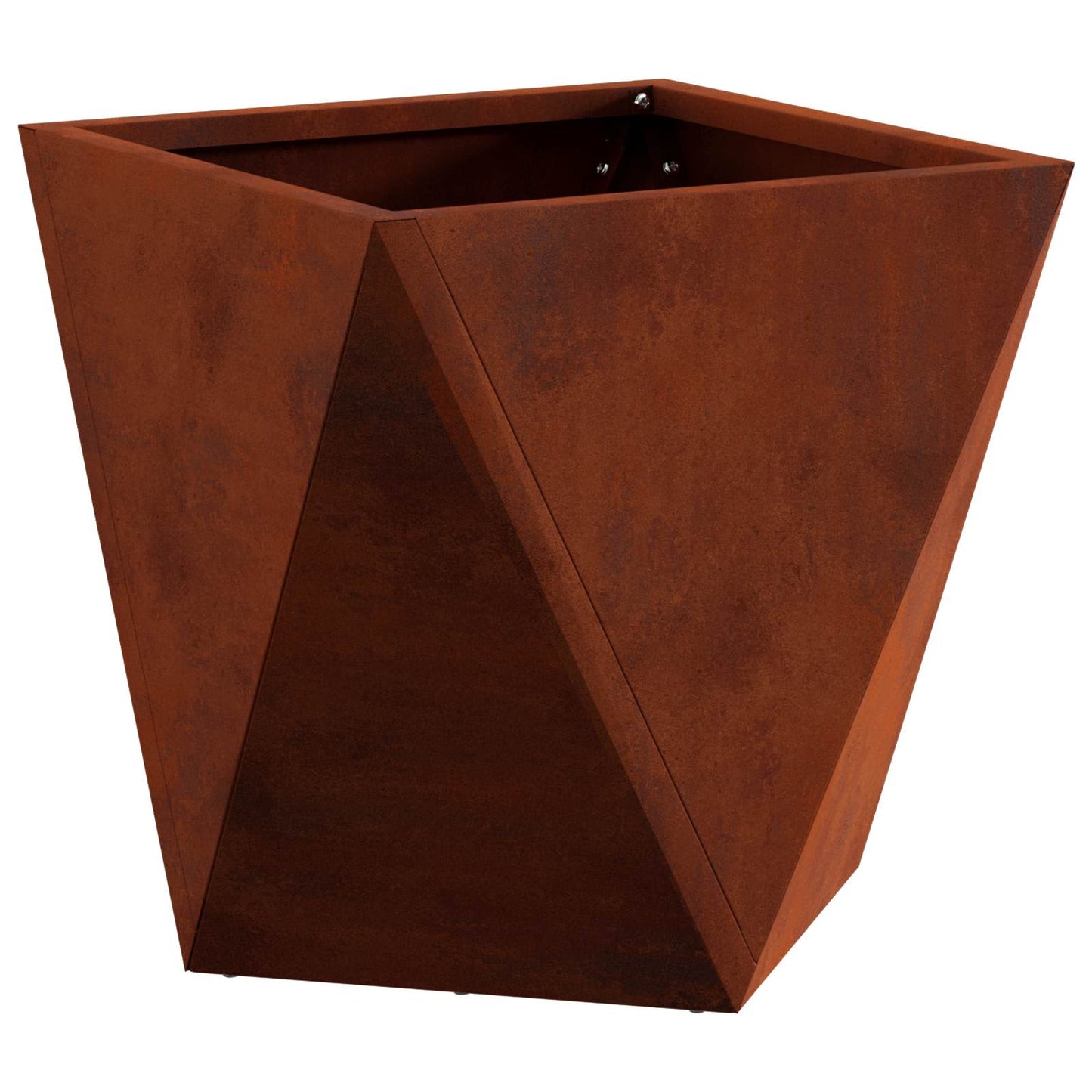 vidaXL Γλάστρα Σκ rusty 30 x 30 x 30 cm Ατσάλι Σκληρυθέν στον Αέρα