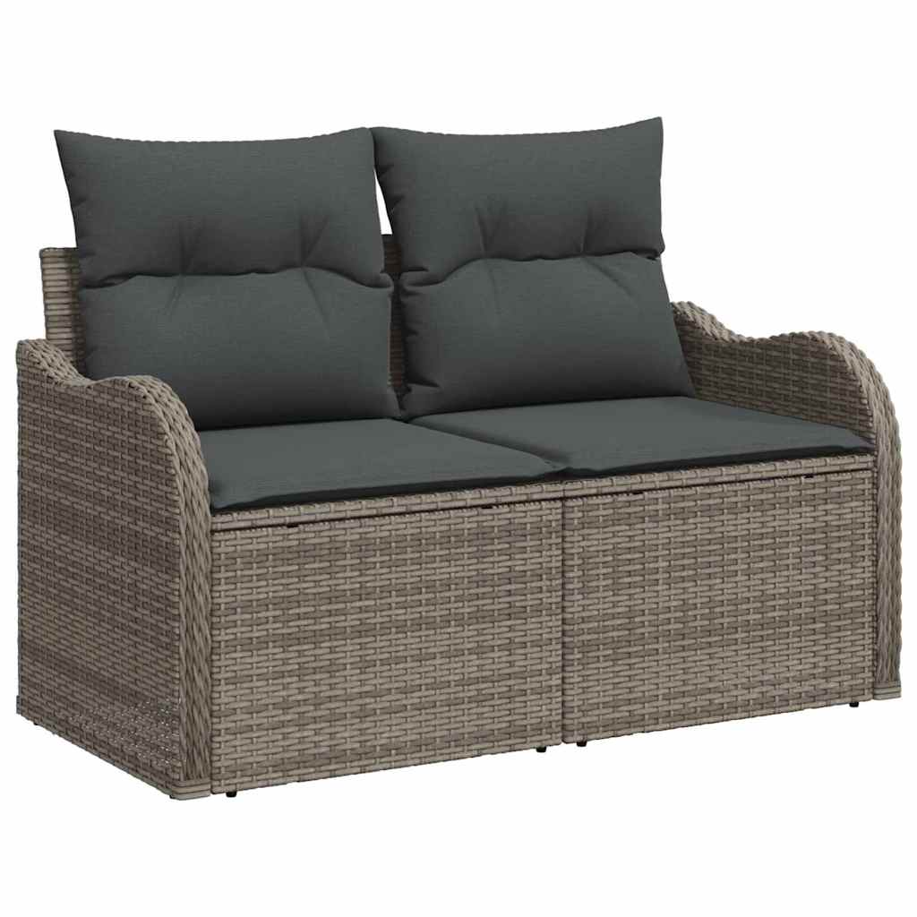 vidaXL Σετ Καναπέ Κήπου 7 pcs Γκρι
