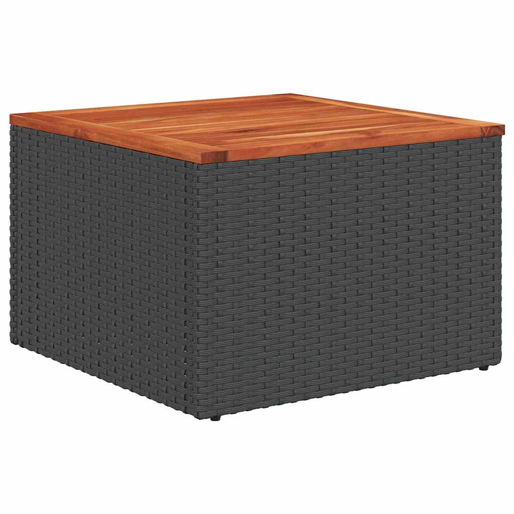 vidaXL Σετ Καναπέ Κήπου 7 pcs Μαύρο