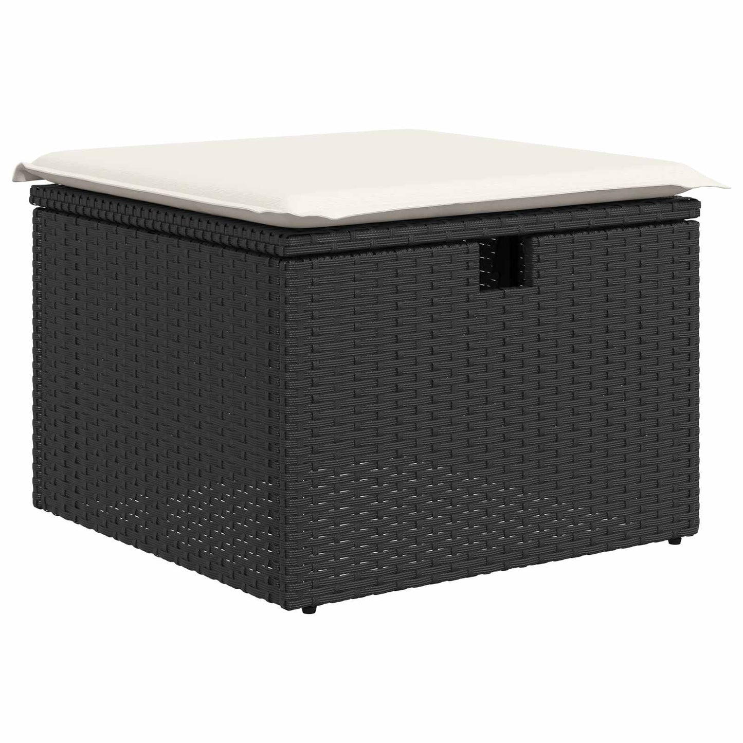 vidaXL Σετ Καναπέ 6 τμχ. Μαύρο και Κρέμα 55 x 55 x 37 εκ