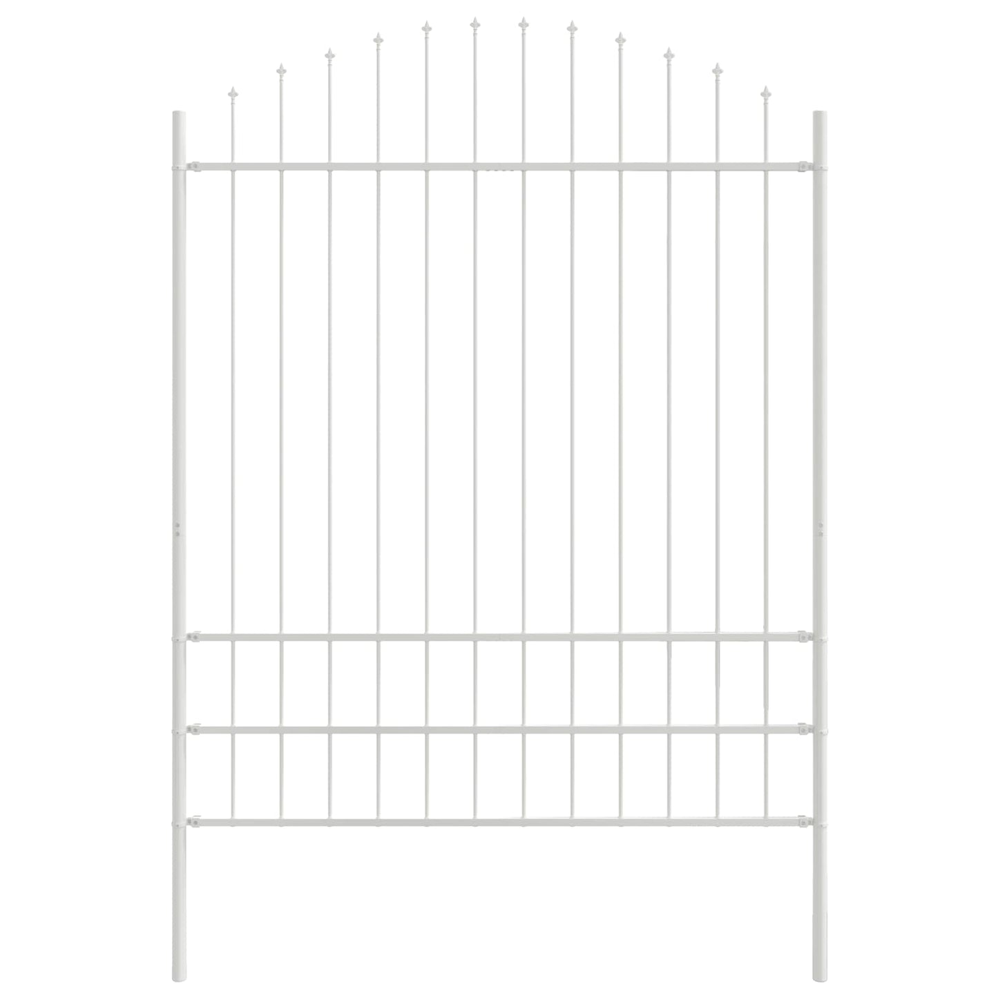 vidaXL Φράχτης Κήπου WOERDEN 5 τμχ. 170 x 225 cm Λευκό