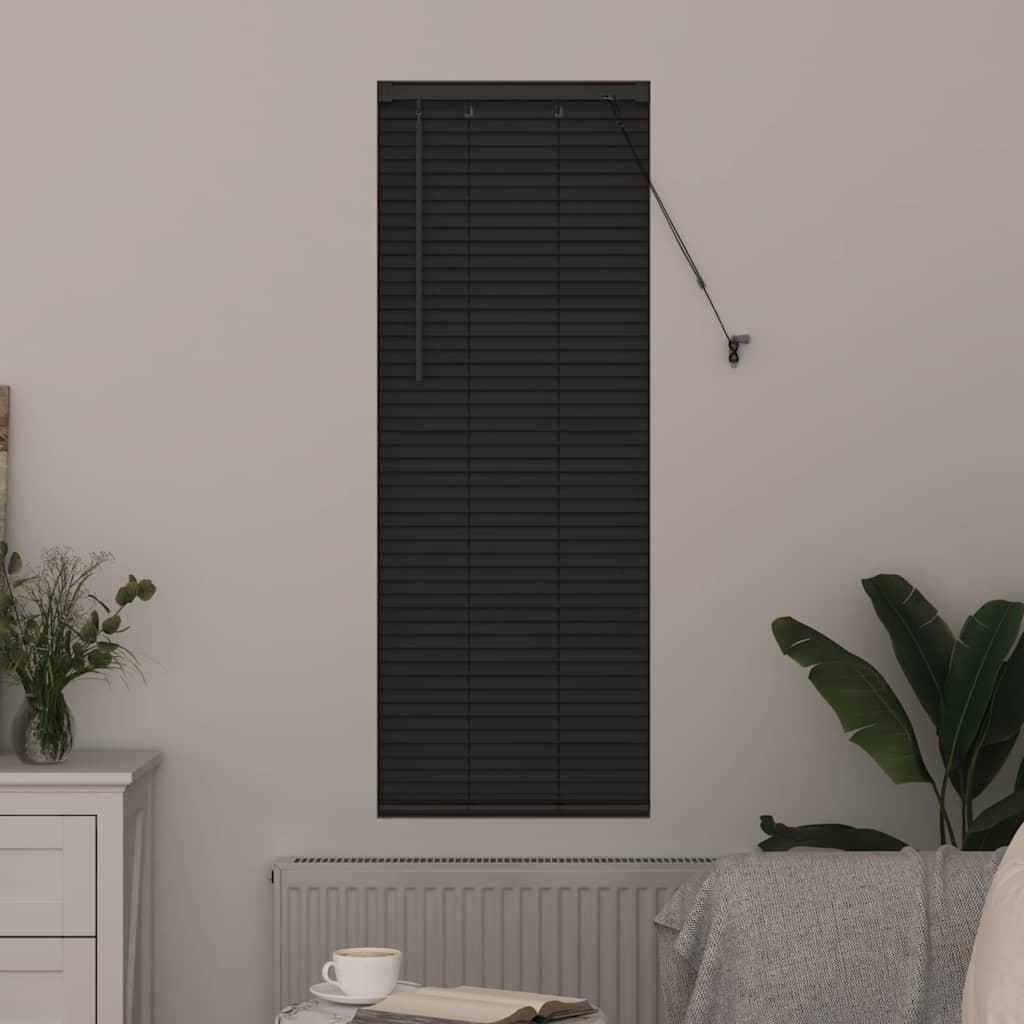 vidaXL Βενετσιάνικη Σκίαση Σκούρο Γκρι 130 x 45 εκ 25 χιλ. Αλουμίνιο