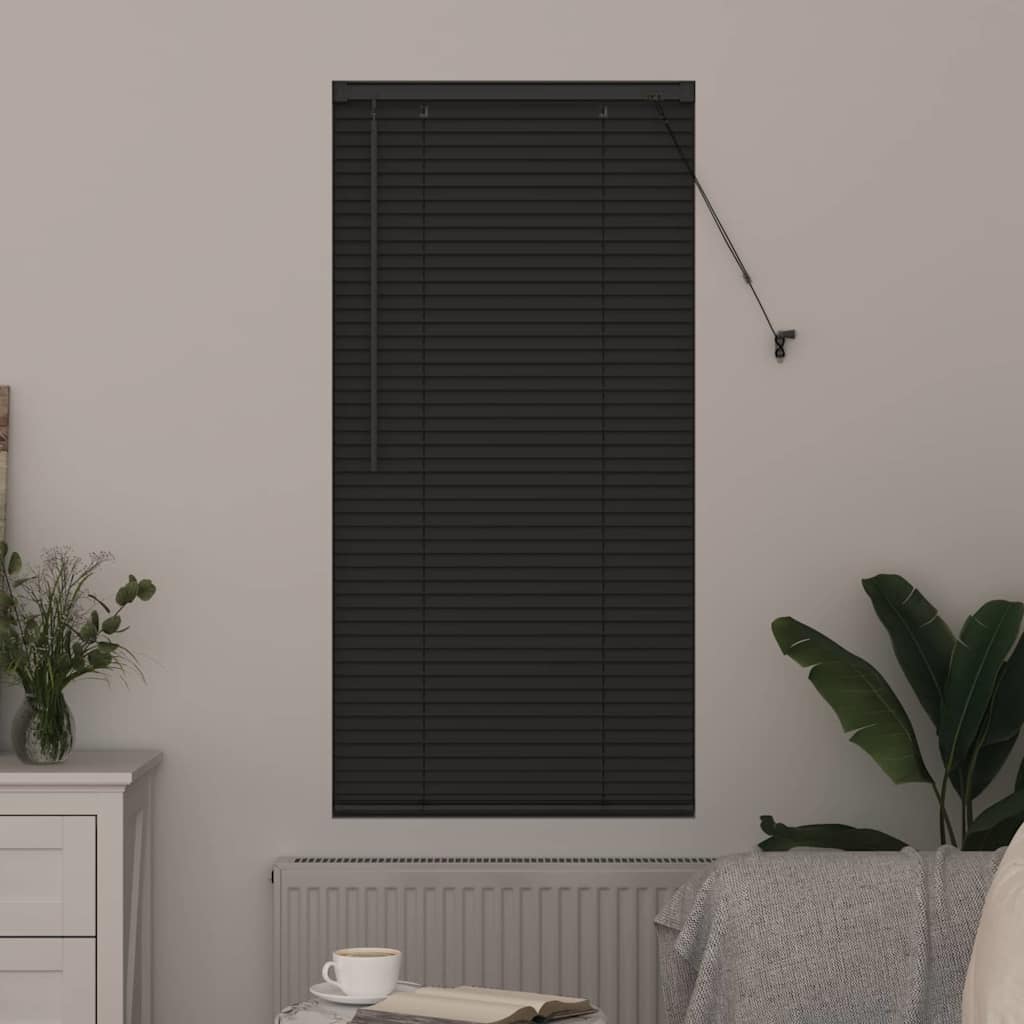 vidaXL Βενετσιάνικη Σκίαση Σκούρο Γκρι 130 x 55 εκ 25 χιλ. Αλουμίνιο