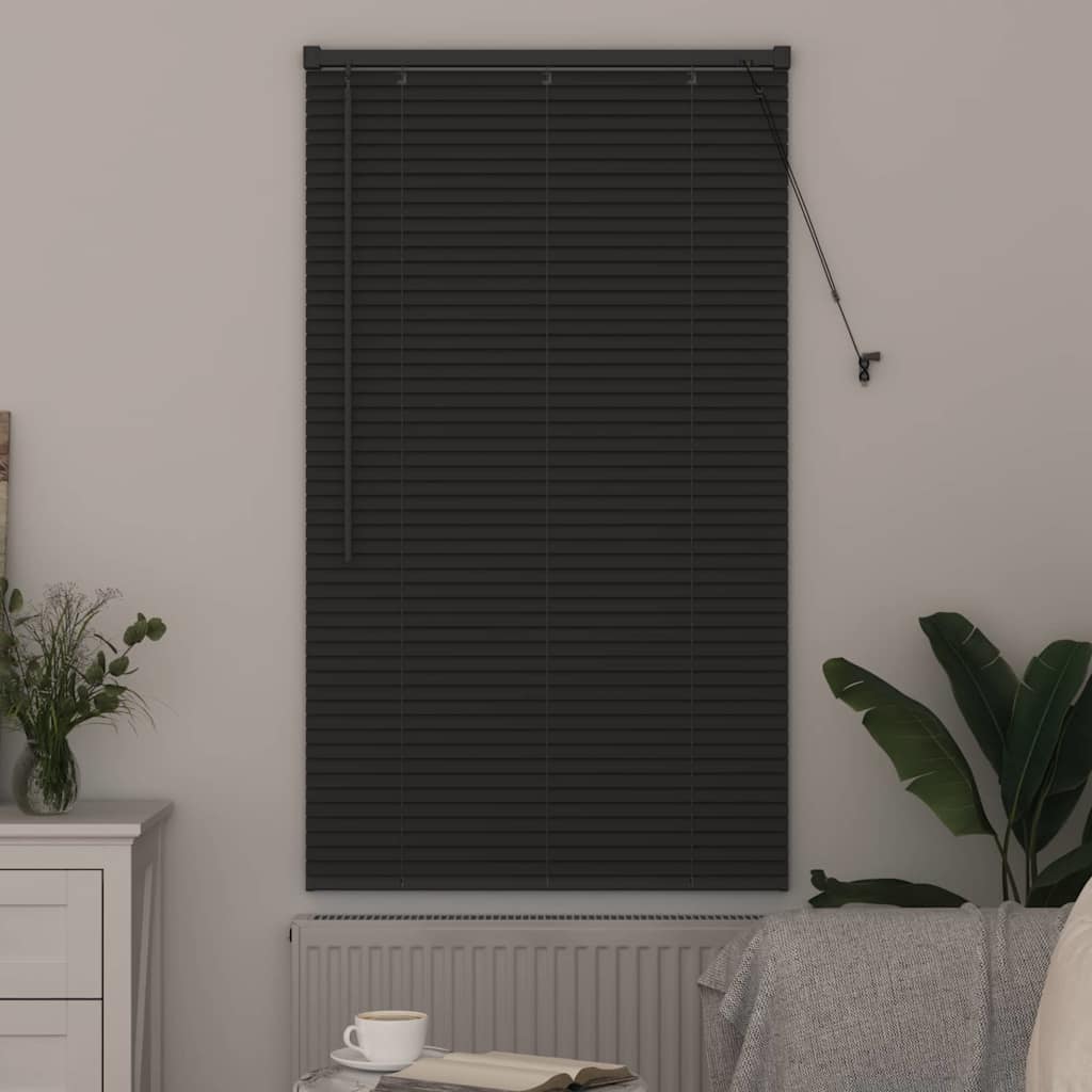 vidaXL Βενετσιάνικες Ρόδες Σκούρο Γκρι 130 x 75 εκ Αλουμίνιο