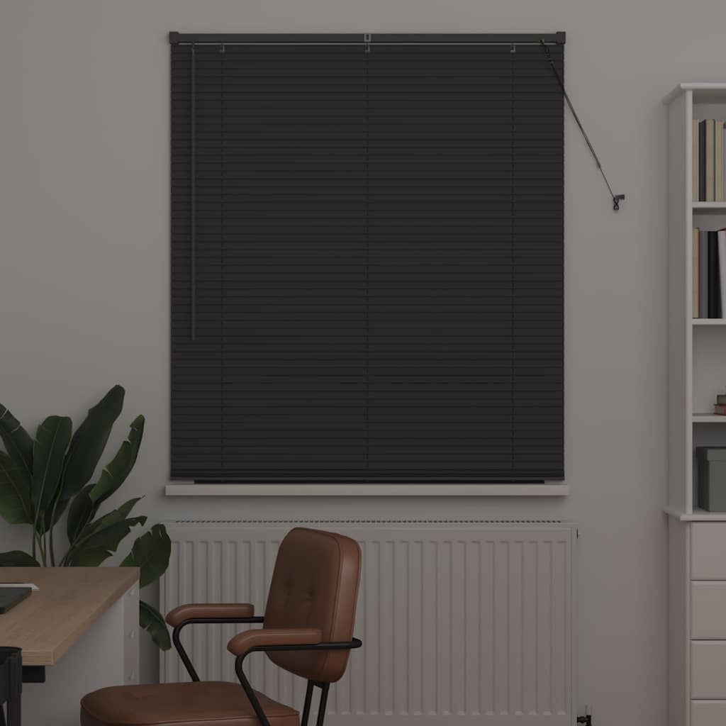 vidaXL Βενετσιάνικες Ρόδες Σκούρο Γκρι 175 x 120 εκ Αλουμίνιο