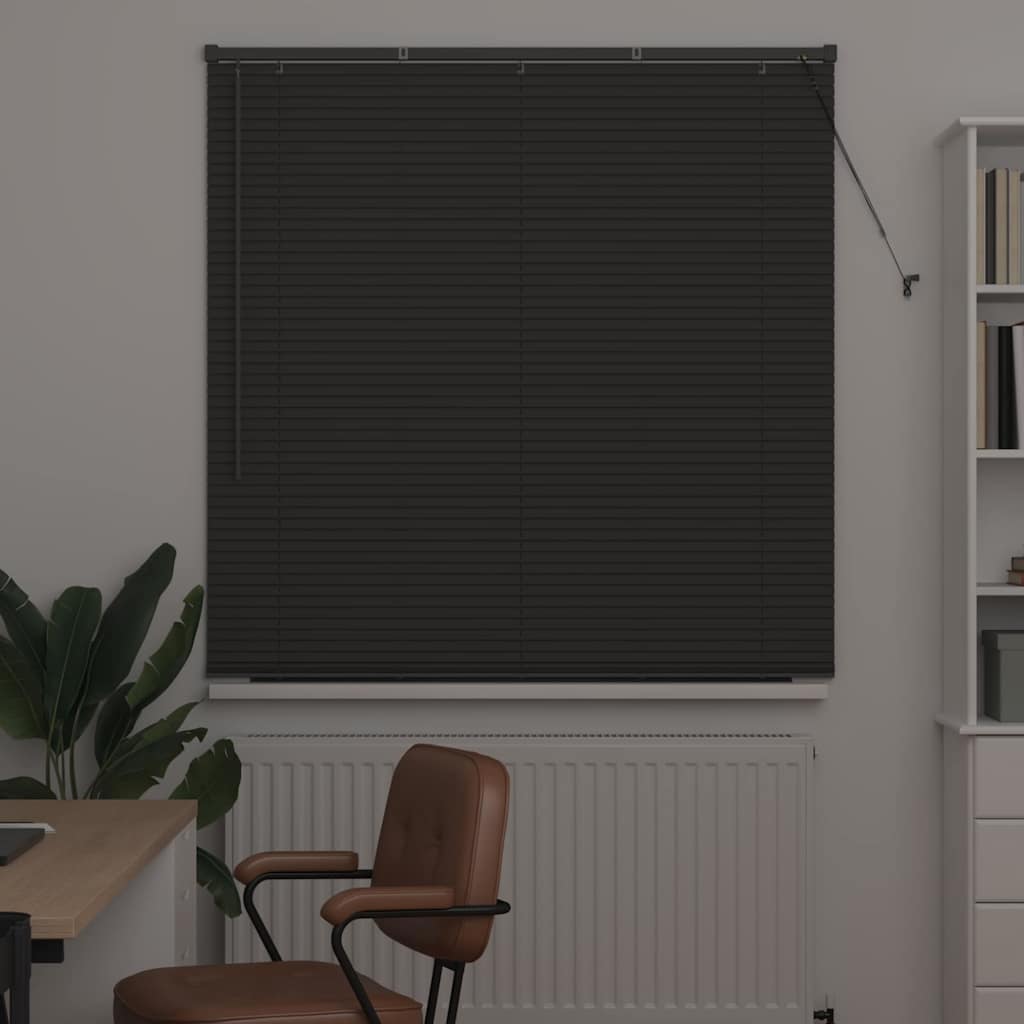 vidaXL Βενετσιάνικες Ρόδες Σκούρο Γκρι 175 x 130 εκ Αλουμίνιο