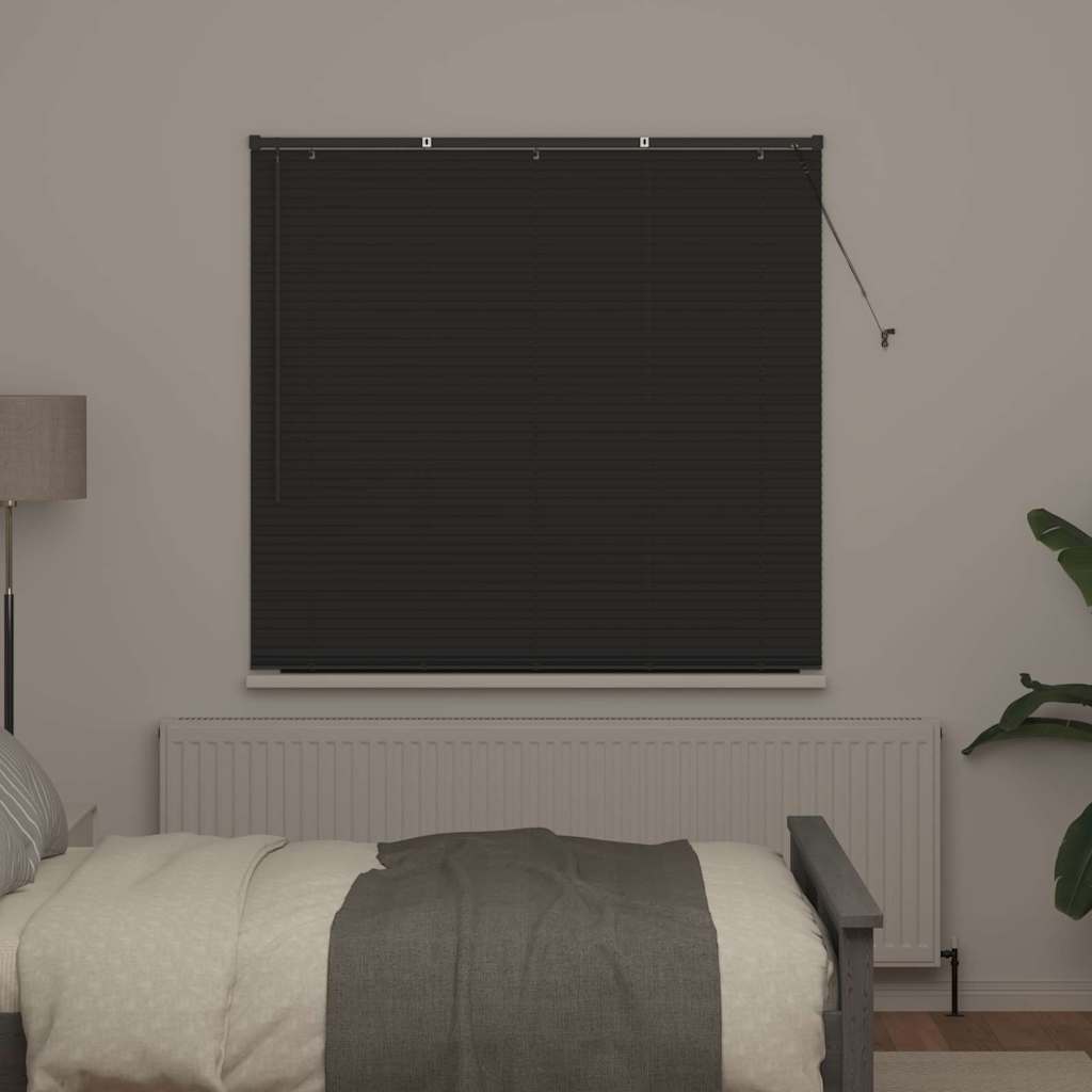 vidaXL Βενετσιάνικη Σκίαση Σκούρο Γκρι 175 x 150 εκ 25 χιλ. Αλουμίνιο