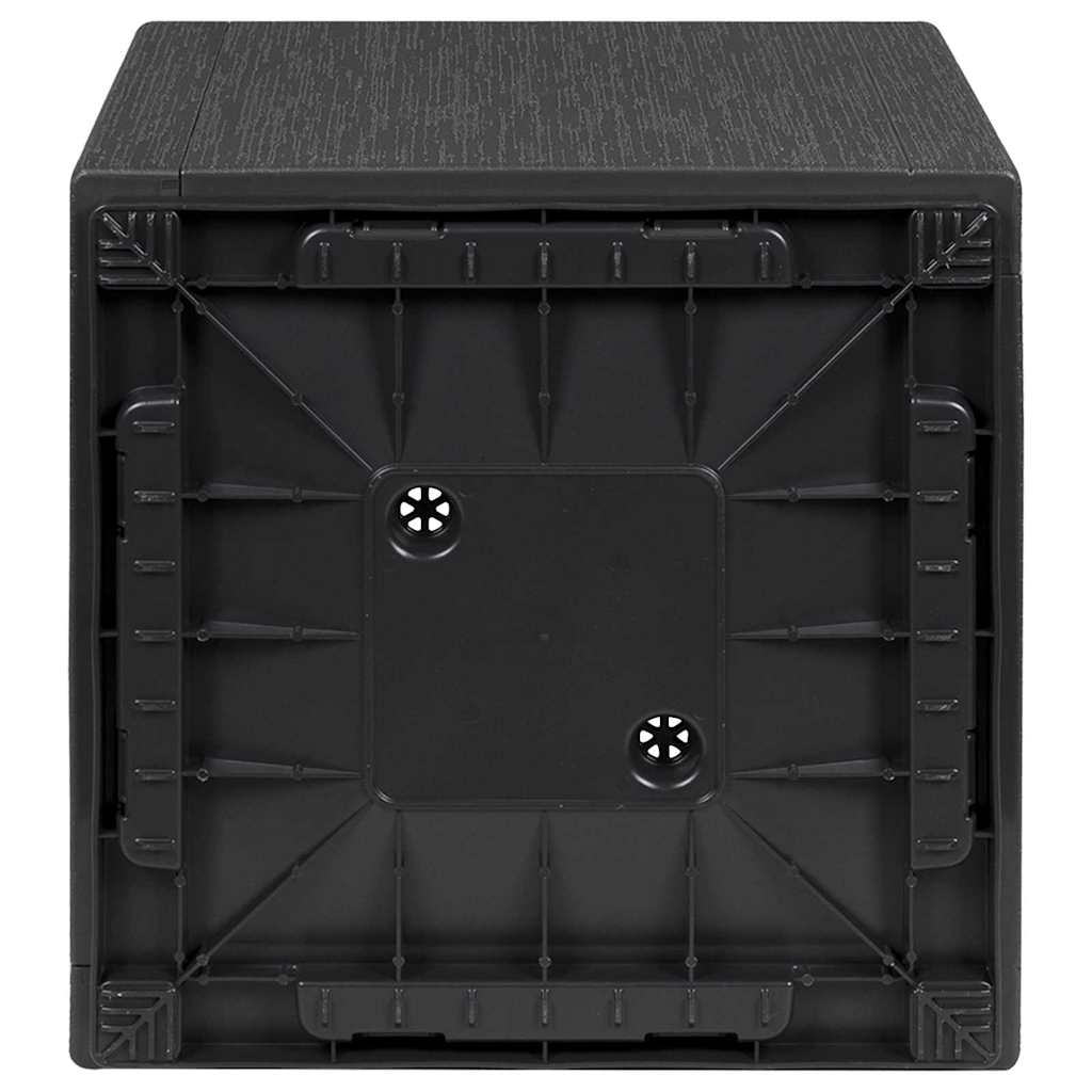vidaXL Κουτί Λουλουδιών Κήπου Σκούρο Γκρι 36 x 36 x 35 εκ. PP