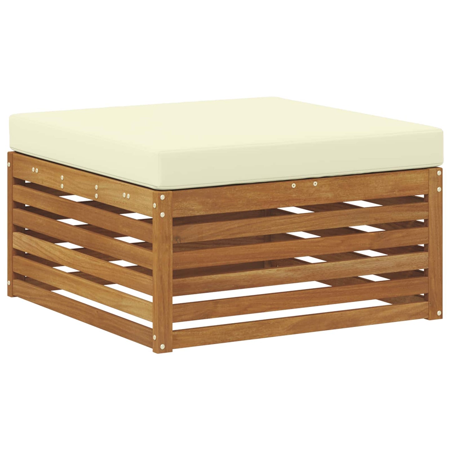 vidaXL Σειρά Καναπέ Εξωτερικού με μαξιλάρι 8 pcs Φυσικό και Κρέμα