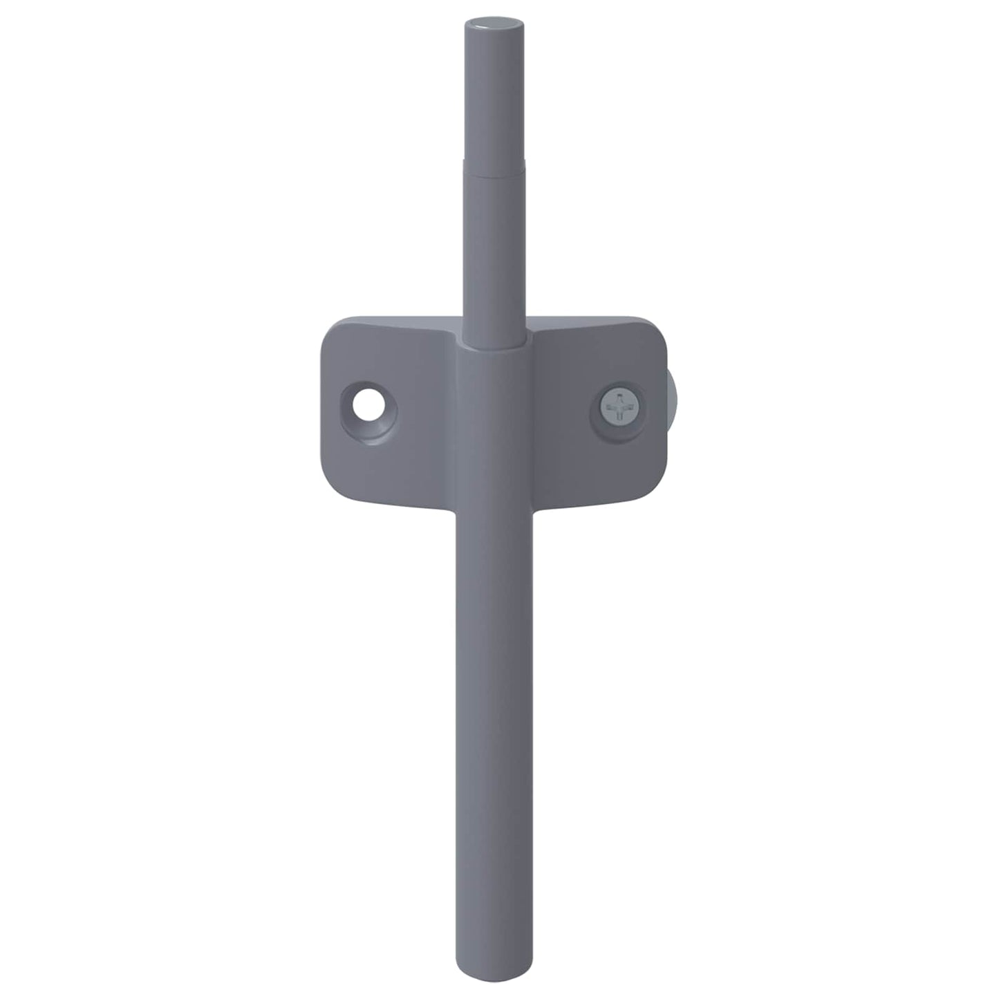 vidaXL Μαλακή κλειδαριά 2 τεμ. Γκρι 125 x 47 x 15 mm PP