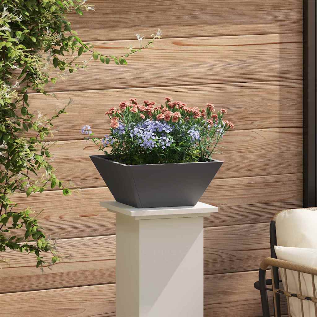 vidaXL Γλάστρα Κήπου 5 pcs Μαύρο 35 x 35 x 15 εκ.